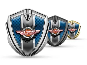 3d Emblem Badge Racing Design Glossy 3D